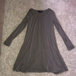 Gray Long sleeve dress